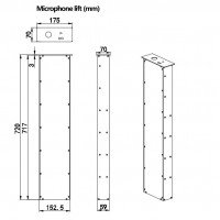 Выдвижной монитор CleverMic ML17MTS (FullHD, сенсорный, микрофон, 17,3")