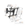 Крепления для дисплея Vogel's Professional WALL 2225 B (настенное 32-55 '')  – Фото 6